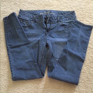 Wallflower Lighter Wash Skinny Jeans